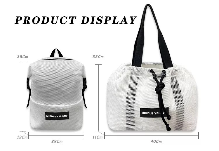 white designer backpack