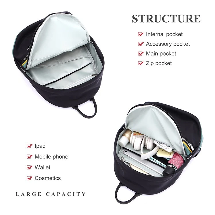 women's nylon backpack purse