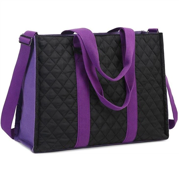black work tote bag